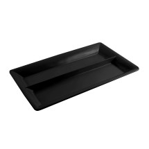 Bon Chef 5056DS Full-Size Divided Food / Display Pan, Sandstone 21 1/2&quot; x 13&quot;