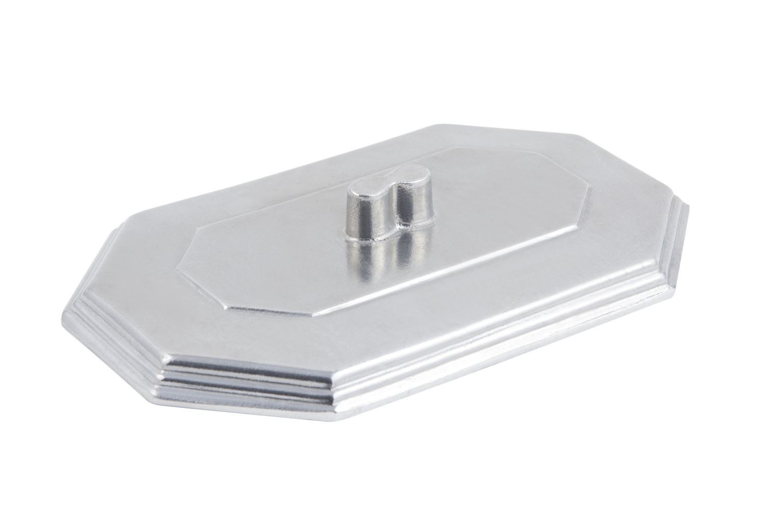 Bon Chef 5068CP Cover for 5068 Octagon Bouillabaisse Dish, Pewter Glo