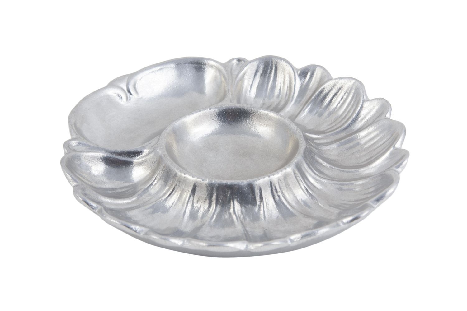 Bon Chef 5080P Seafood and Artichoke Plate, Pewter Glo 8 3/4" Dia., Set of 6