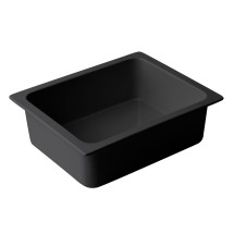 Bon Chef 5083P Half Size Chafer Food Pan, Pewter Glo 4&quot; Deep
