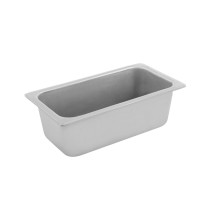 Bon Chef 5089P 1/3 Size Chafer Food Pan, Pewter Glo 4&quot; Deep