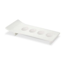 Bon Chef 5092P Deviled Egg Tray, Pewter Glo 12" x 5 5/8" x 1"