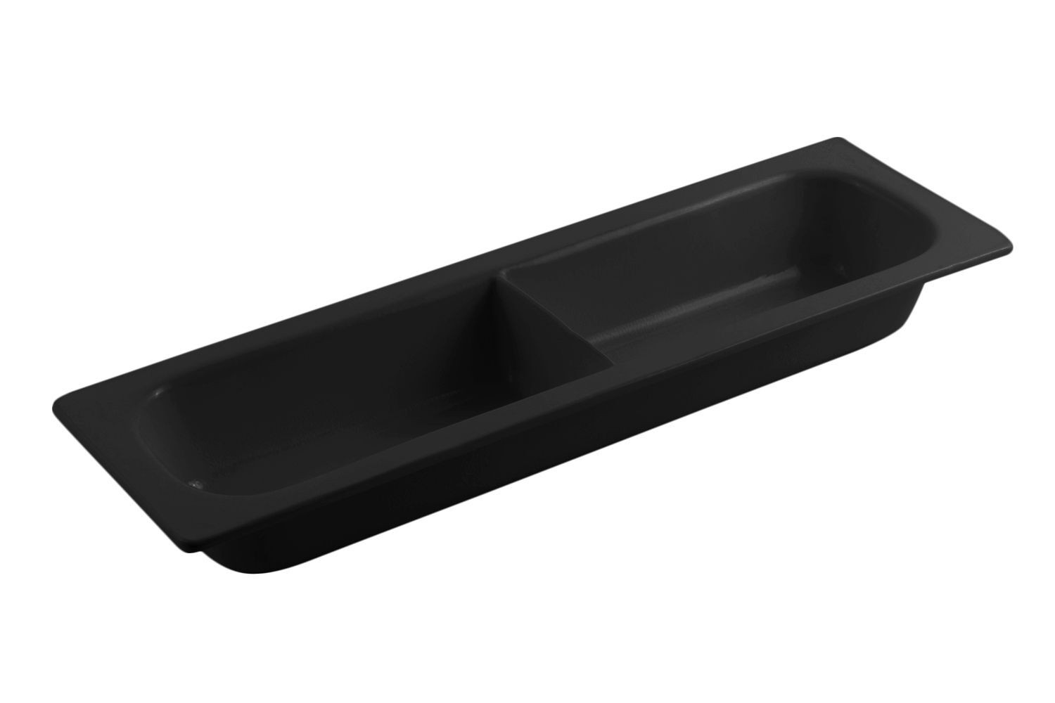 Bon Chef 5094DS Half-Size Long Chafer Food Pan with Divider, Sandstone 3 1/2 Qt.