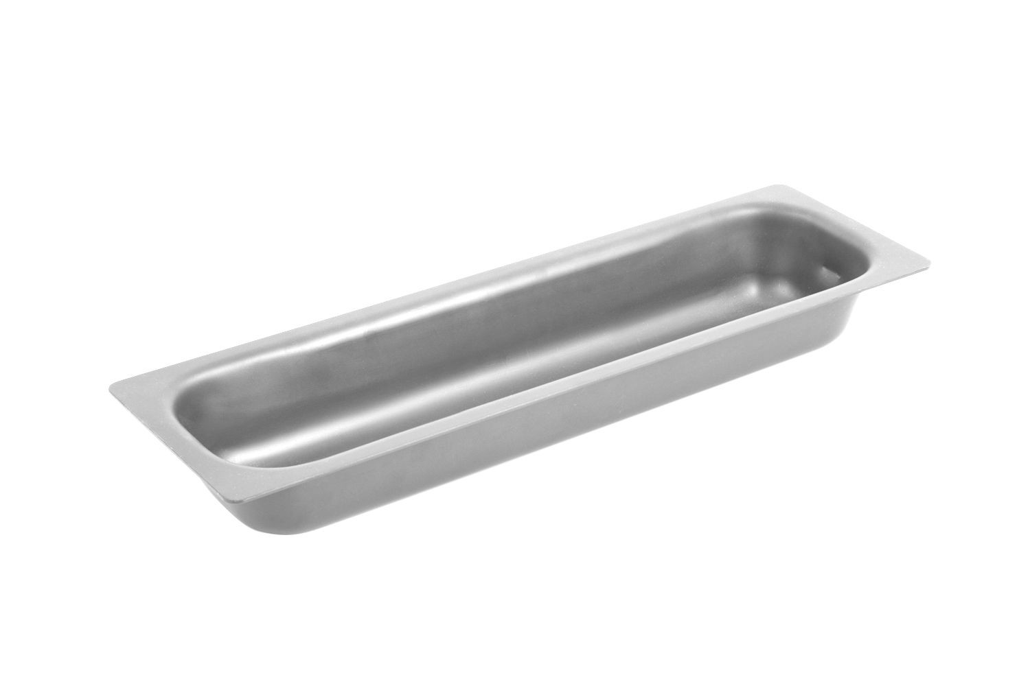 Bon Chef 5094P Half-Size Long Chafer Food Pan, Pewter Glo 3 1/2 Qt.