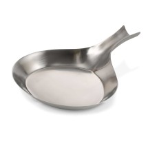 Bon Chef 5111 Stainless Steel Serving Skillet with Brush Finish, 8&quot; Dia.