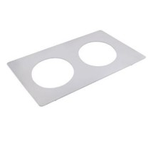 Bon Chef 5200826230003 EZ Fit Stainless Steel Plain Tile Full Size for 62300NC and 62303NC, 12 3/4&quot; x 20 3/16&quot;