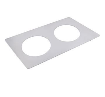 Bon Chef 5200826230003 EZ Fit Stainless Steel Plain Tile Full Size for 62300NC and 62303NC, 12 3/4" x 20 3/16"