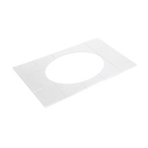 Bon Chef 52015P EZ Fit Tile Tray with Hole for Shell Casserole, Pewter Glo 12 3/4&quot; x 20 13/16&quot;