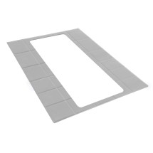Bon Chef 52037P EZ Fit Double Size Tile Tray for 5101, Pewter Glo 25 1/2&quot; x 20 3/16&quot;