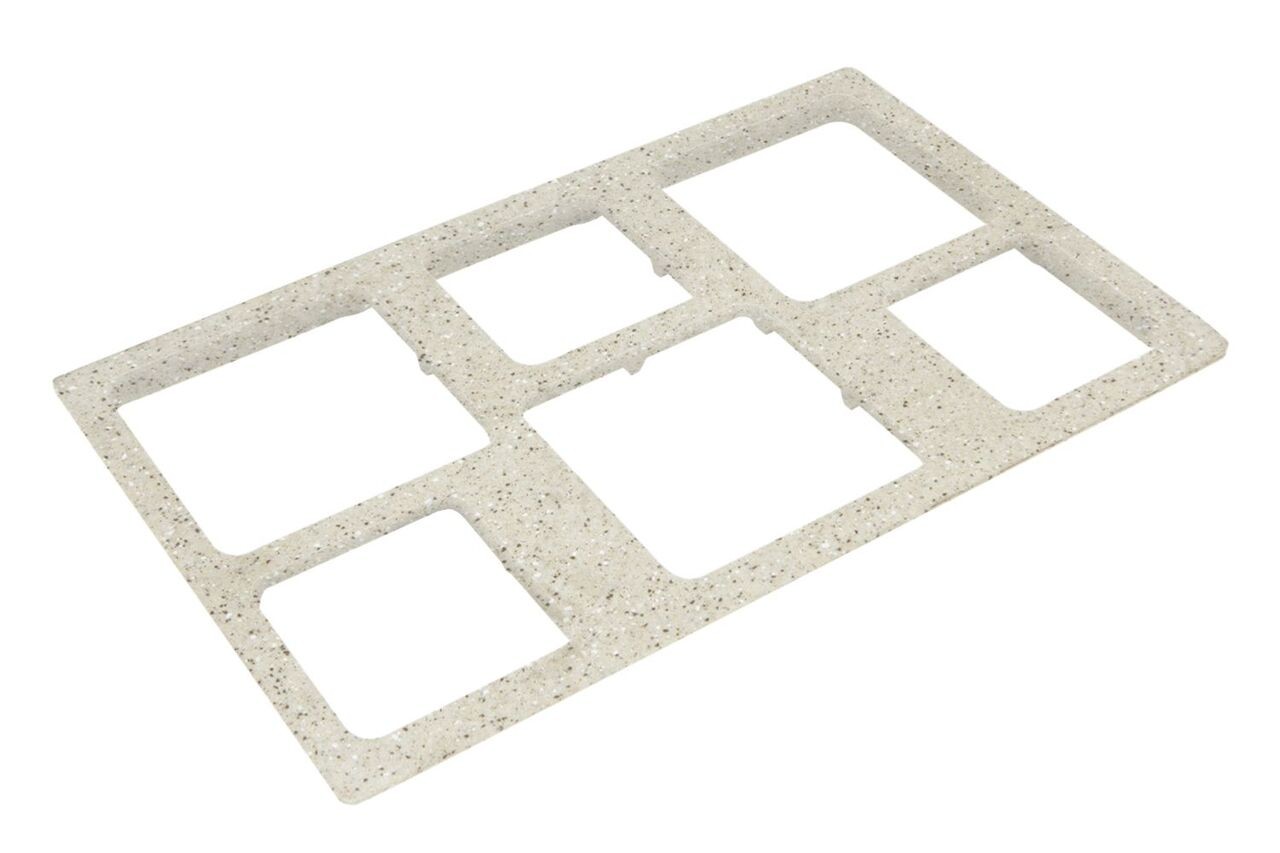 Bon Chef 52049 EZ Fit Bonstone Single Tile for (3) 9502 and (3) 9503, 12 3/4" x 20 13/16"