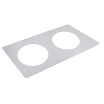Bon Chef 52085 EZ Fit Stainless Steel Full Size Tile for (2) 5250, 12 3/4&quot; x 20 13/16&quot;
