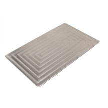 Bon Chef 52101 EZ Fit Rectangle Stainless Steel Full Size Tile, 12 3/4&quot; x 20 13/16&quot;