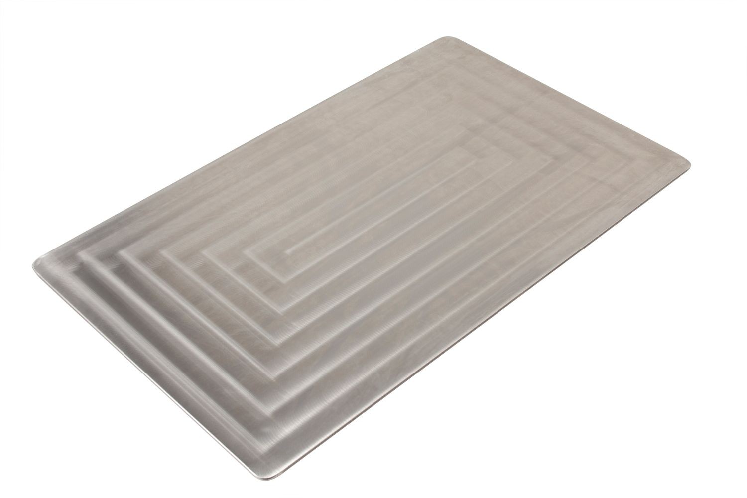 Bon Chef 52101 EZ Fit Rectangle Stainless Steel Full Size Tile, 12 3/4" x 20 13/16"