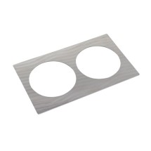 Bon Chef 52105262302 EZ Fit Stainless Steel Full Size Tile Insert with Swirls for (1) 62303NC and (1) 62300NC, 12 3/4&quot; x 20 13/16&quot;