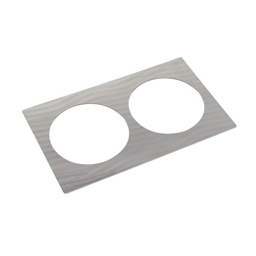 Bon Chef 52105262302 EZ Fit Stainless Steel Full Size Tile Insert with Swirls for (1) 62303NC and (1) 62300NC, 12 3/4" x 20 13/16"