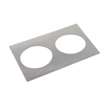 Bon Chef 52105262301 EZ Fit Stainless Steel Full Size Tile Inset with Swirls for (2) 62300NC, 12 3/4&quot; x 20 13/16&quot;