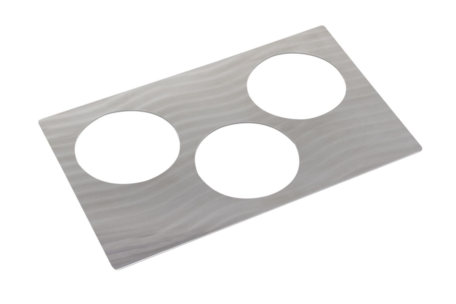 Bon Chef 52105362299 EZ Fit Stainless Steel Full Size Tile Inset with Swirls for (3) 62299NC, 12 3/4" x 20 13/16"