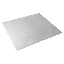 Bon Chef 52107 EZ Fit Stainless Steel 1 1/2 Size Tile with Swirls, 19 1/8&quot; x 20 13/16&quot;