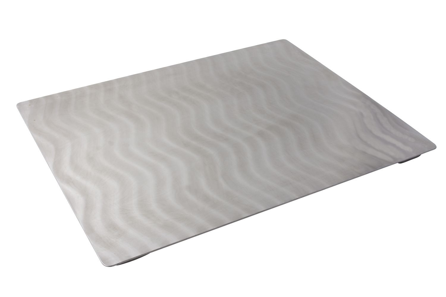 Bon Chef 52108 EZ Fit Stainless Steel Double Size Tile with Swirls, 25 1/2" x 20 13/16"