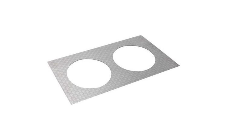 Bon Chef 52109262302 EZ Fit Stainless Steel Full Size Tile Inset for (2) 62302NC, 12 3/4" x 20 13/16"