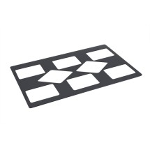 Bon Chef 52150S EZ Fit Double Custom Cut Tile for (8) 9502, Sandstone 12 3/4&quot; x 20 13/16&quot;