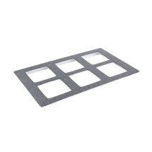 Bon Chef 53002 Solid Melamine Americana Tile for (6) 53107, 53108 or 53109, 20 13/16&quot; x 12 3/4&quot;, Set of 3