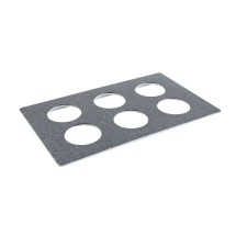 Bon Chef 53005 Solid Melamine Euro Tile for (6) 53204, 20 13/16&quot; x 12 3/4&quot;, Set of 3