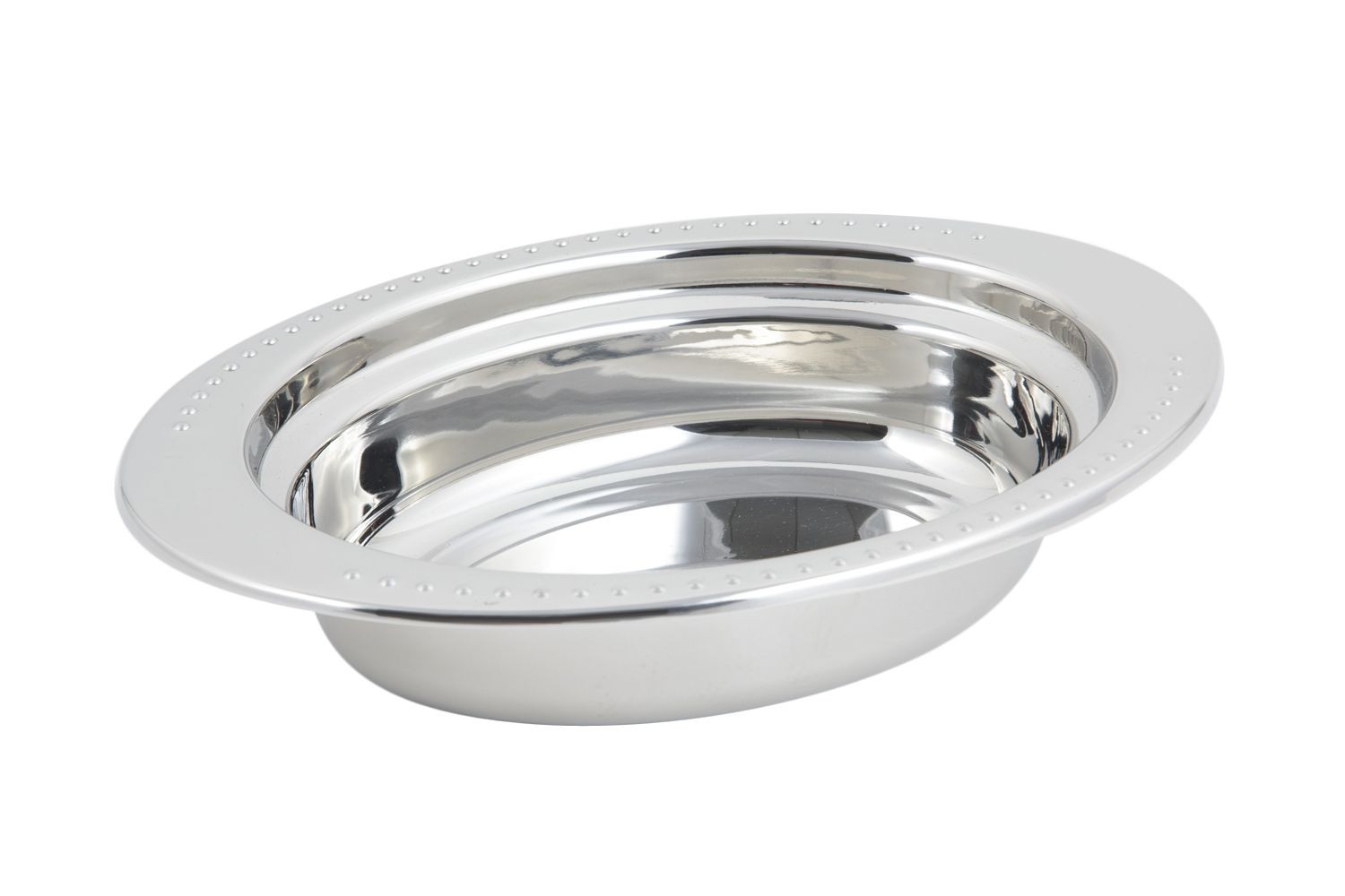 Bon Chef 5304 Bolero Design Oval Food Pan, 2 Qt.