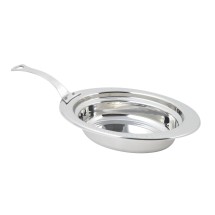 Bon Chef 5304HLSS Bolero Design Oval Food Pan with Long Stainless Steel Handle, 2 Qt.