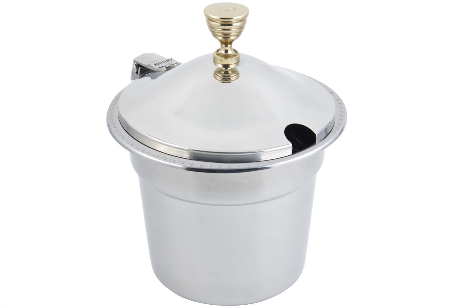 Bon Chef 5311WHC Bolero Design Soup Tureen with Hinged Cover, 7 Qt. 1 Pt.