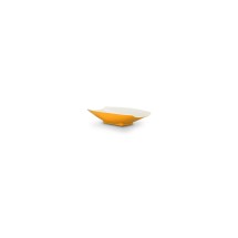 Bon Chef 53700-2ToneYellow Melamine Curves Bowl, Yellow Outside/White Inside 4 oz.