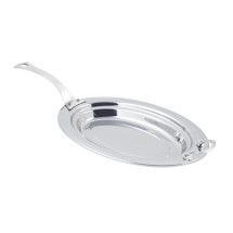 Bon Chef 5388HLSS Bolero Design Oval Pan with Long Handle, 2 1/2 Qt.