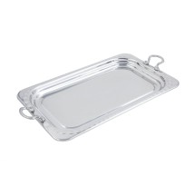 Bon Chef 5607HRSS Arches Design Rectangular Full-Size Food Pan with Round Handles, 4 1/2 Qt.
