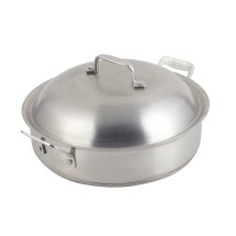 Bon Chef 60001 Cucina Stainless Steel Saute Pan with Lid, 4 Qt.