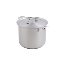 Bon Chef 60003 Cucina Stainless Steel Stock Pot with Lid, 7 Qt.