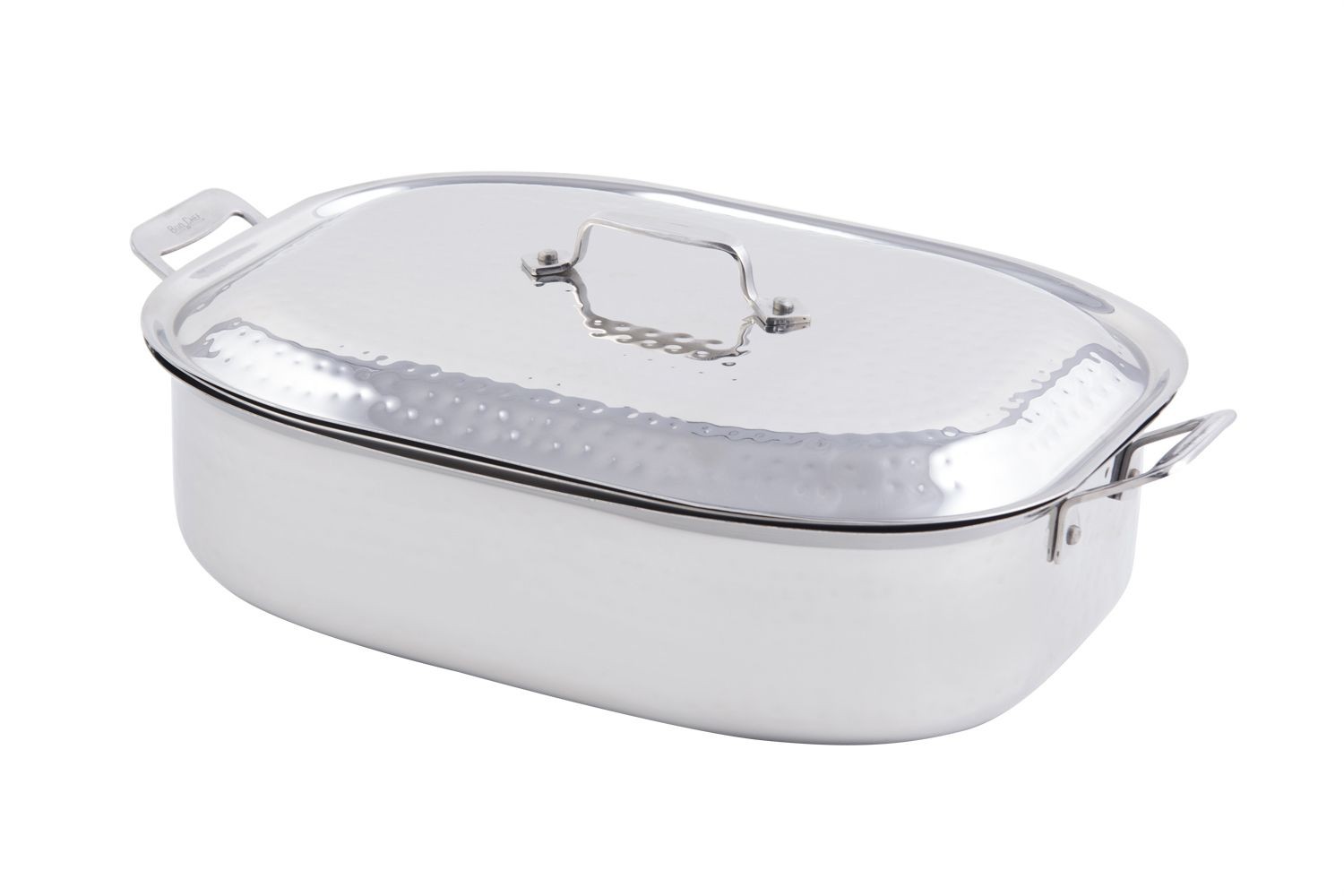 Bon Chef 60004HF Cucina French Oven with Lid, Hammered Finish, 7 Qt.