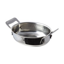 Bon Chef 60028HF Cucina Stainless Steel Oval Dish, Hammered Finish, 24 oz.