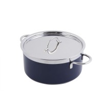Bon Chef 60301ColorHL Classic Country French Collection Pot with Hinged Lid 3 Qt. 9 oz.