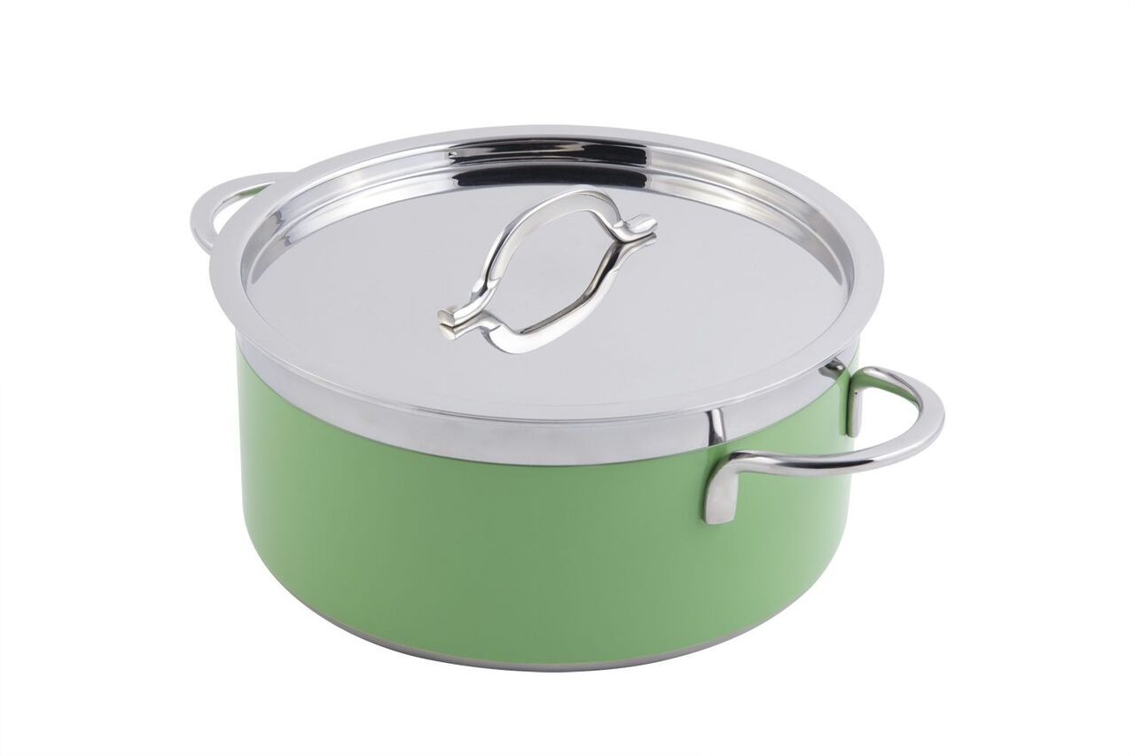 Bon Chef 60302 Classic Country French Collection Pot with Cover, 4 Qt. 9 oz.