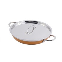 Bon Chef 60304 Classic Country French Collection Saute Pan/Skillet with Cover, 1 Qt. 20 oz.