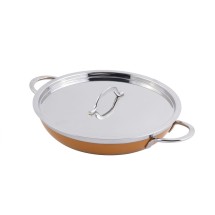 Bon Chef 60305 Classic Country French Collection Saute Pan/Skillet with Cover, 2 Qt. 12 oz.