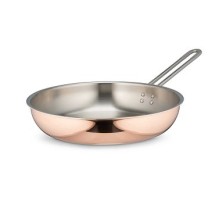 Bon Chef 60309-Copper Country French Copper Saute Pan with Long Handle, 3 Qt. 4 oz.
