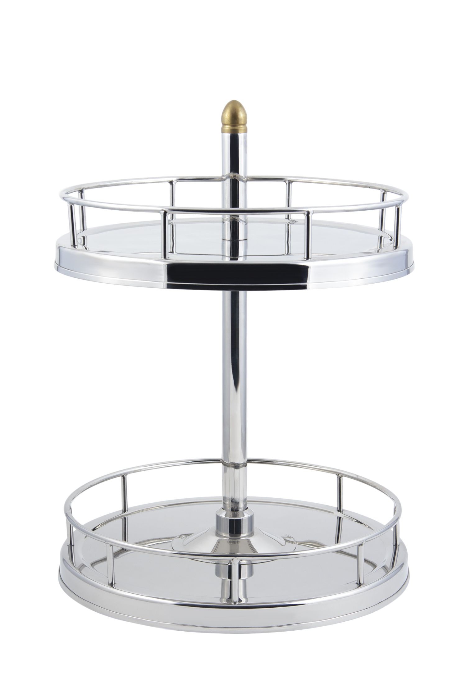 Bon Chef 61110 Revolving Glass Stand, 17"  x 17" x  23 3/4" H