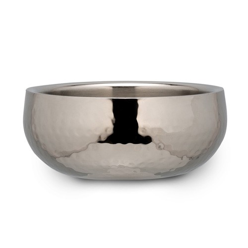 Bon Chef 61220 Double Walled Bowl with Hammered Finish, 12 oz.