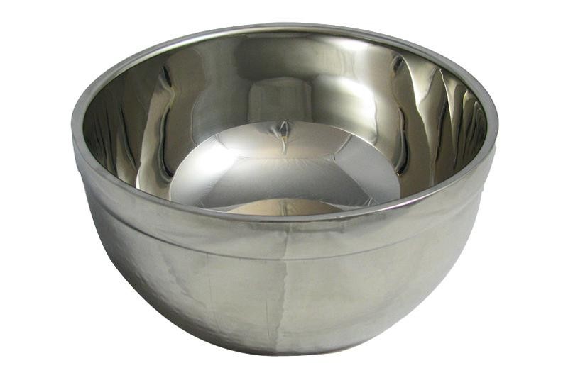 Bon Chef 61245 Classic Double Walled Bowl with Hammered Finish, 5 Qt.