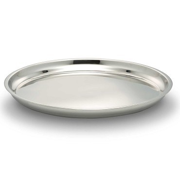 Bon Chef 61252 Double Walled Serving Tray, 16" Dia.