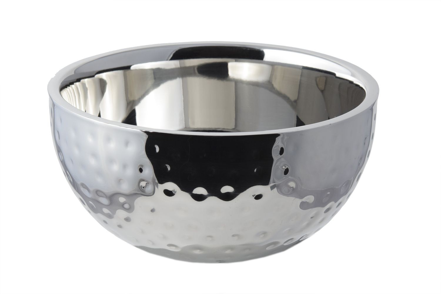 Bon Chef 61259 Double Walled Bowl with Hammered Finish, 2 Qt. 8 oz.