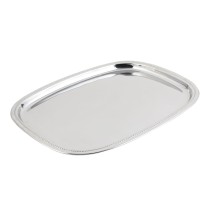Bon Chef 61351 Stainless Steel Oblong Tray, 13 3/4&quot; x 17 13/16&quot;