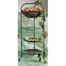 Bon Chef 7005GR Gray Wire Display Stand, 36&quot; x 15 1/2&quot;