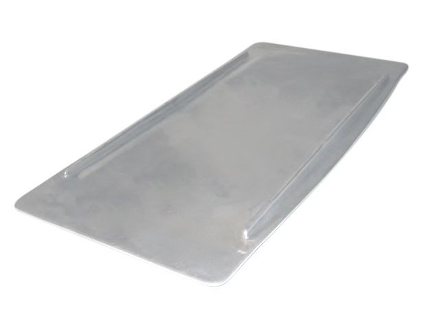 Bon Chef 70066P Futura2 Flat Platter, Pewter Glo 20" x 10" x 1/2"